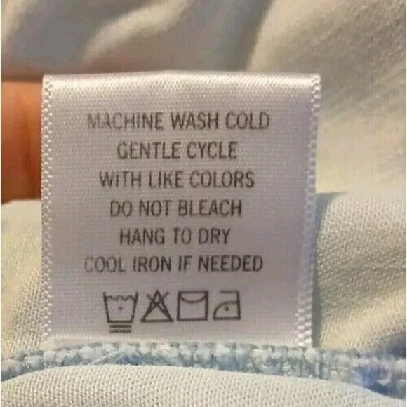 HARPER HERITAGE Blue Cropped Smocked Tie Tank Ruffle Women's Size XS - Picture 7 of 7